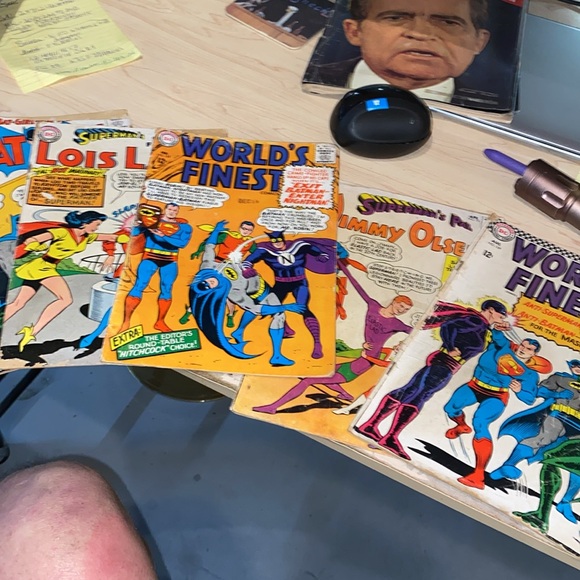 6 Old Comics Batman and Superman - Picture 2 of 3